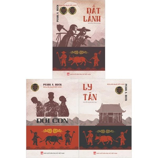 Bộ Ba Tiểu Thuyết Đất Lành - Đất Lành + Đời Con + Ly Tán (Bộ 3 Cuốn)