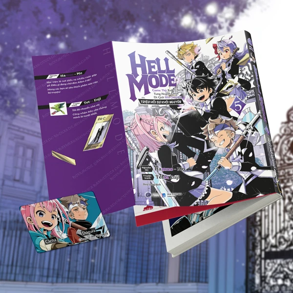 [Manga] Hell Mode - Game Thủ Xuất Chúng Tung Hoành Chốn Dị Giới Hỗn Nguyên - Triệu Hồi Sư Khởi Nguyên - Tập 5 - Tặng Kèm Thẻ Nhân Vật