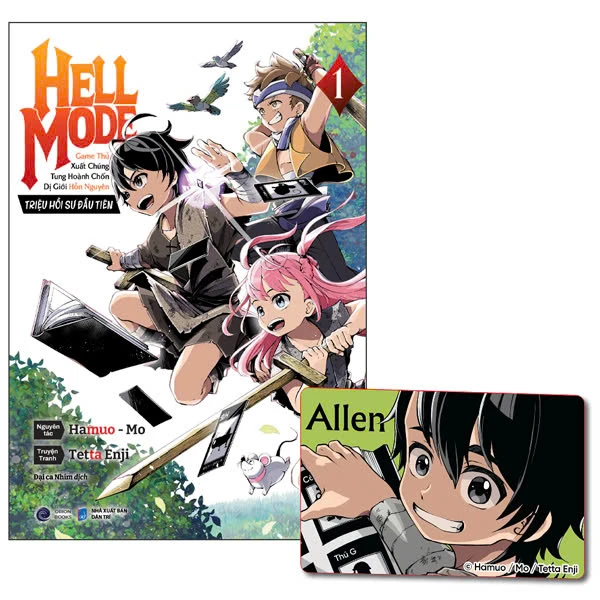 [Manga] Hell Mode - Game Thủ Xuất Chúng Tung Hoành Chốn Dị Giới Hỗn Nguyên - Tập 1 - Triệu Hồi Sư Khởi Nguyên - Tặng Kèm Thẻ Nhân Vật