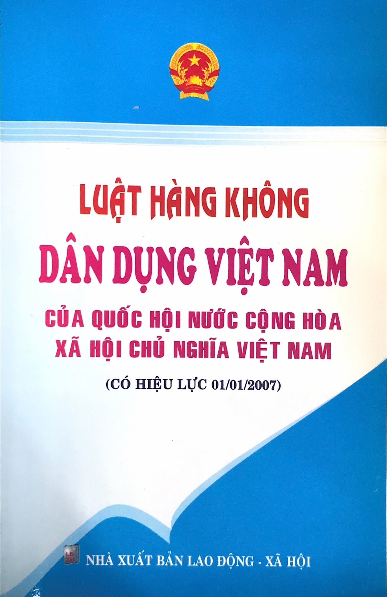 Luật hàng không dân dụng Việt Nam của Quốc hội nước cộng hòa XHCNVN